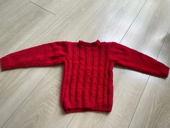 Pull fait main 18-24 mois