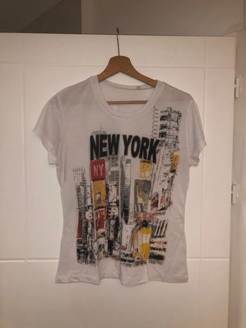 T short n York blanc