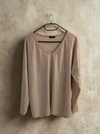 Blouse manches longues doré
