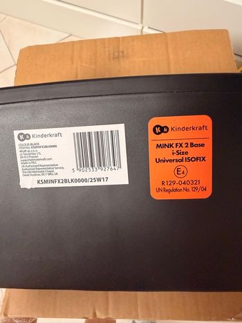 Base isofix Kinderkraft mink fx 2