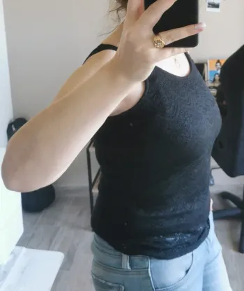 Débardeur noir Pimkie