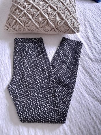 Pantalon noir à motifs slim Primark taille 38