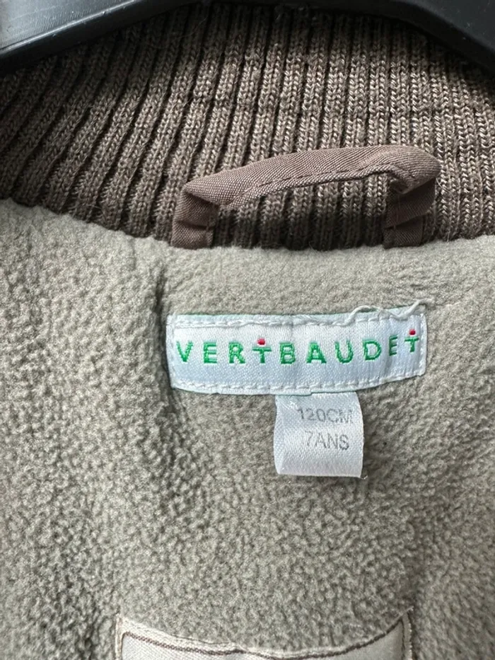 Manteau molletonné vertbaudet 7 ans - photo numéro 4