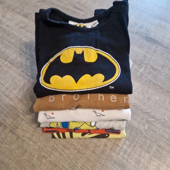 Lot t-shirt MC 9 mois