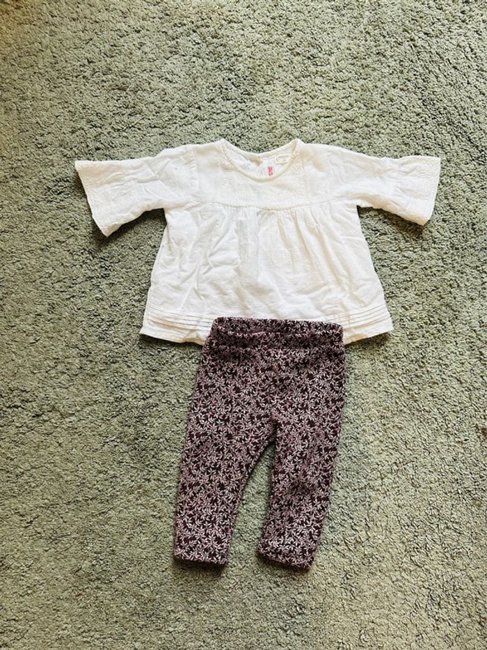 Legging molletonné taille 9 mois - photo numéro 2