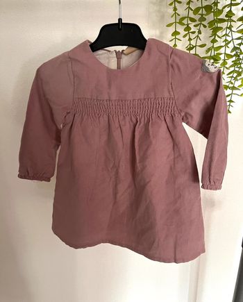 Très belle robe à longue manche bébé fille