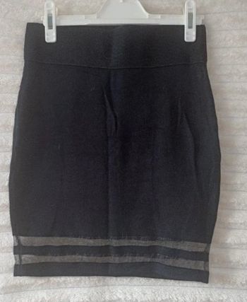 Magnifiques jupe noir avec transparence