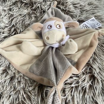 Doudou vache plate mots d’enfants