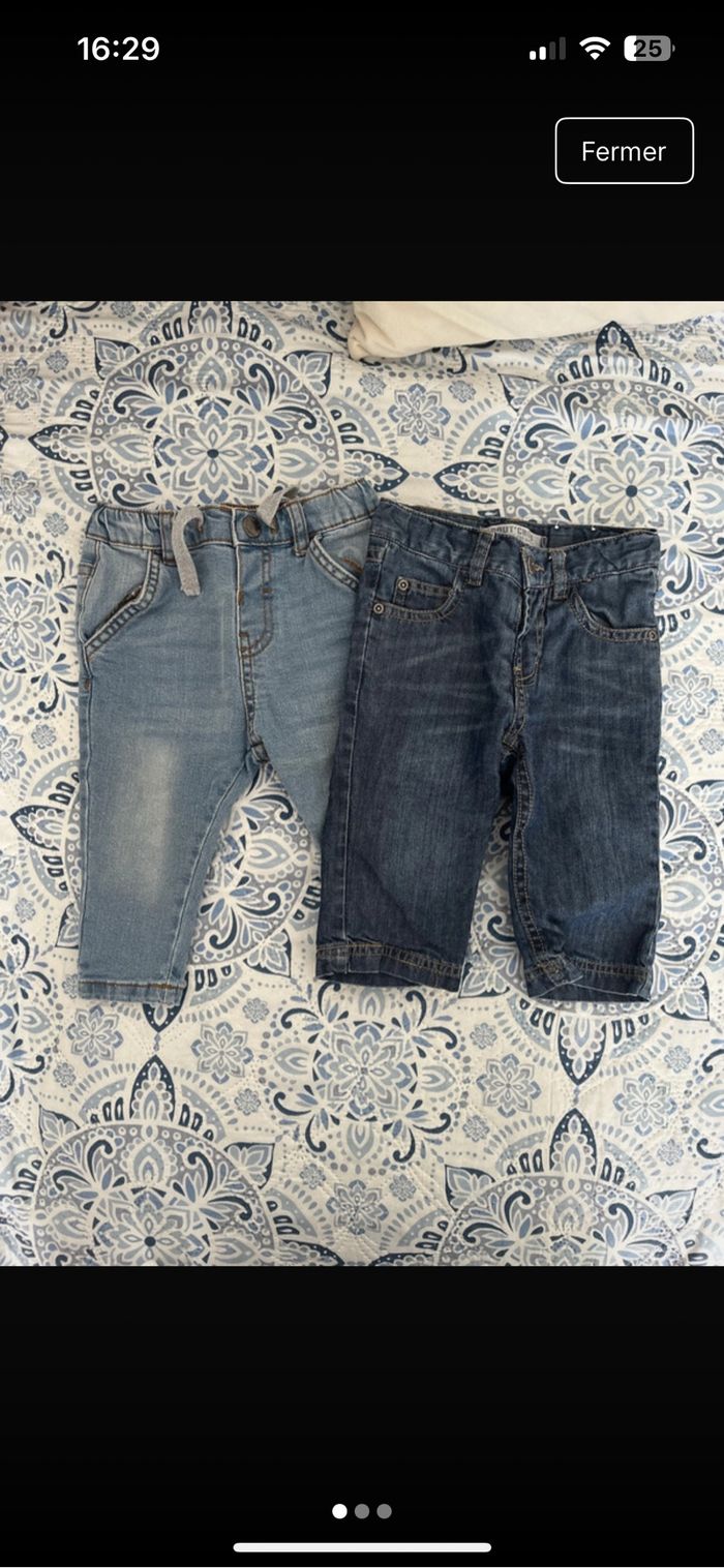 Lot de deux jeans