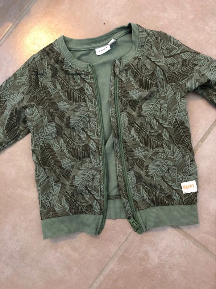 Gilet zippé garçon 18 mois