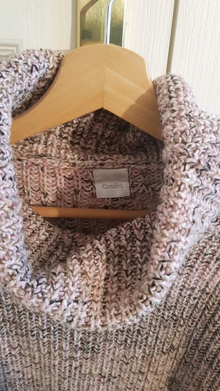 Pull col roulé camaieu taille 2 - photo numéro 2