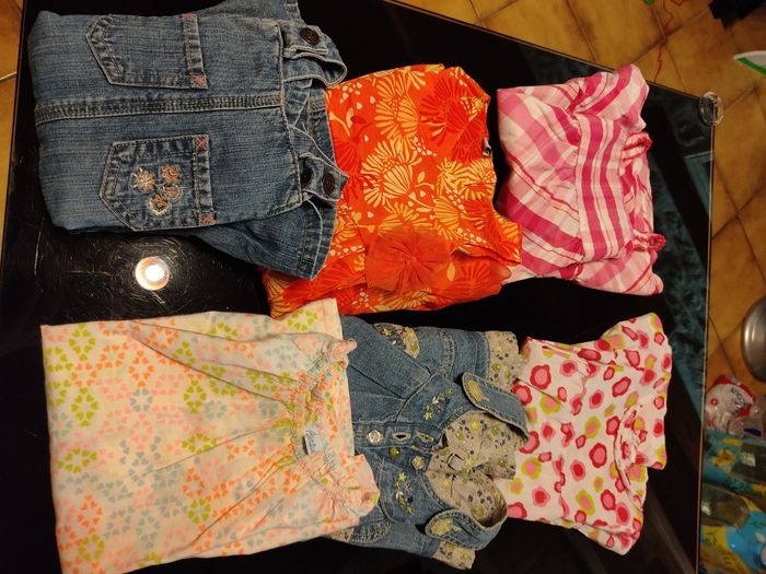 Lot 6 robes 18 mois