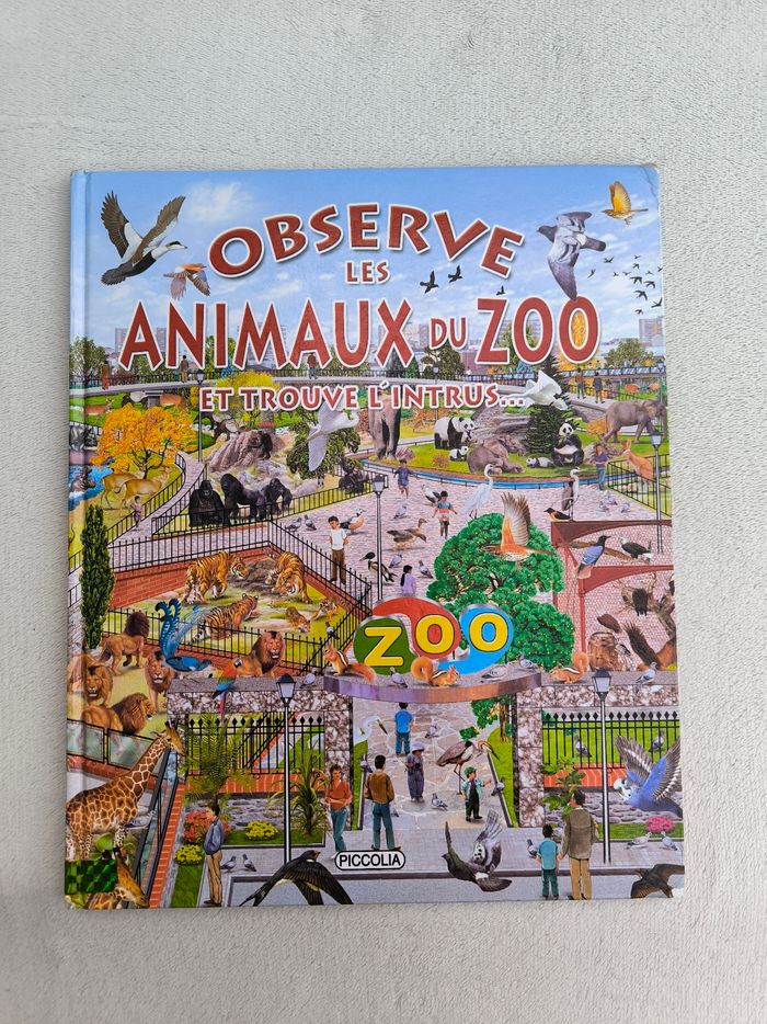 Livre Observe les animaux du zoo Piccolia - photo numéro 2