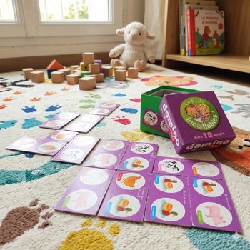 🐮 Domino Malin - Les P'tits Incollables (Dès 18 mois) 🐷