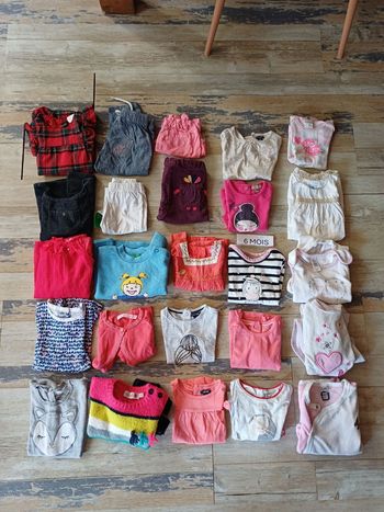 Lot vêtements 6 mois fille