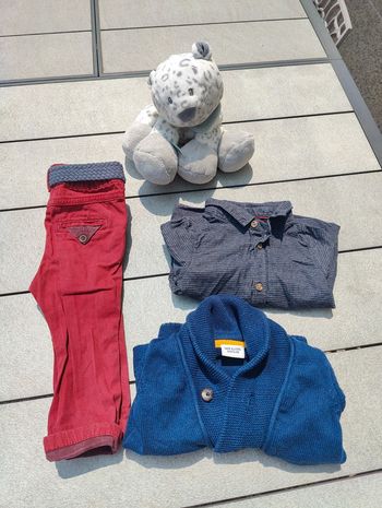 Magnifique ensemble garçon Tao 3 pièces 12 mois