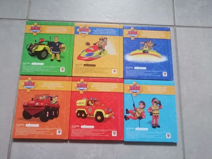 Lot de 6 minis livres Sam le pompier - photo numéro 2