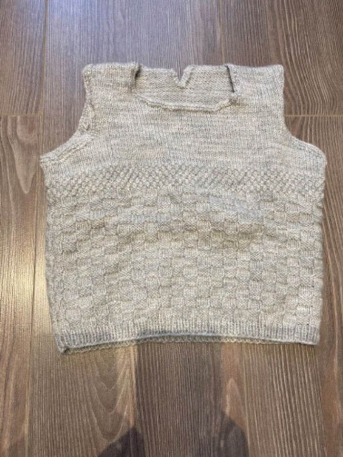 Pull sans manches 12-18 mois