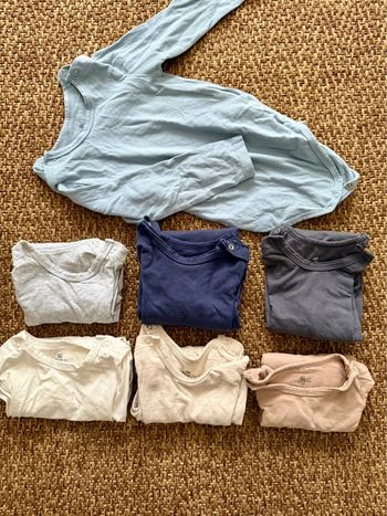 Lot de 7 bodys manches longues La Redoute 3A