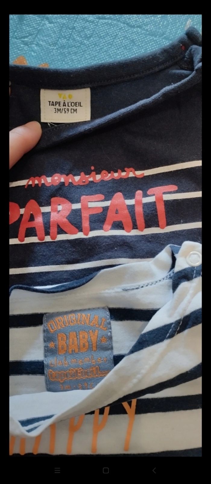 Tee shirt bébé garçon 3 mois - photo numéro 2