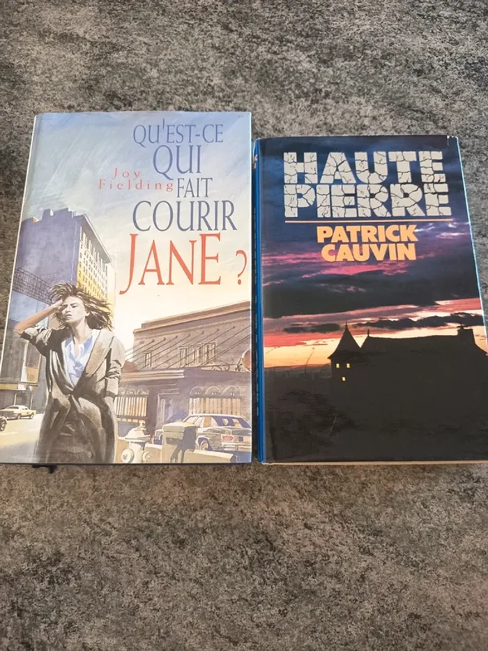 Lot de 2 livres suspens édition France loisirs