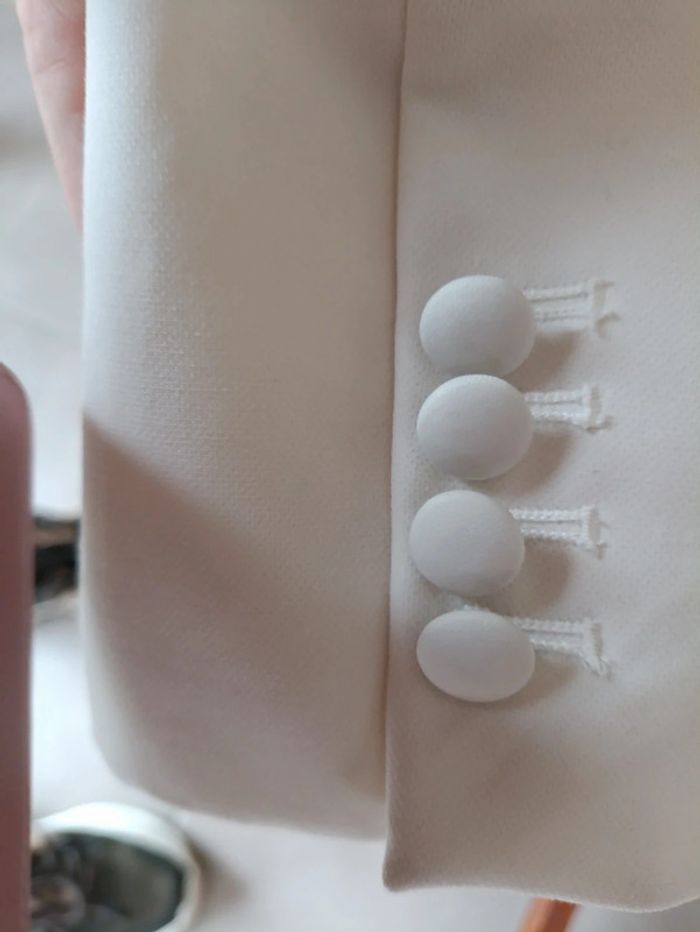 Blazer H&M magnifique crème S - photo numéro 7