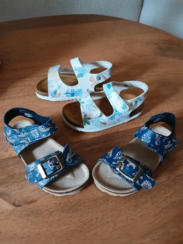 Lot de 2 paire de sandales