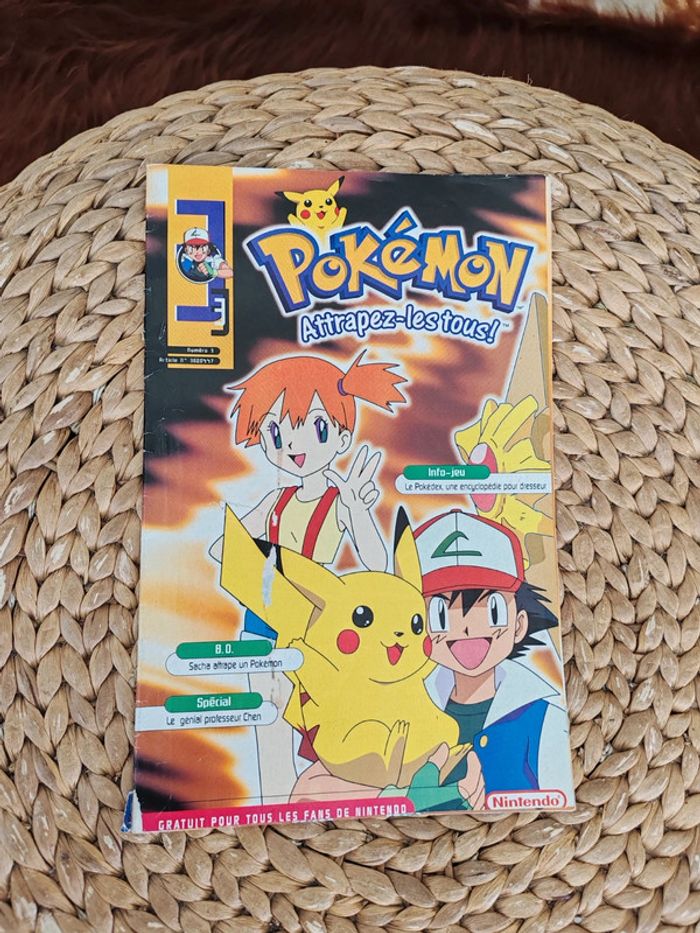 Magazine pokemon vintage - nintendo - numéro 3