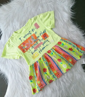 Robe courte vintage 3-4 ans /102cm