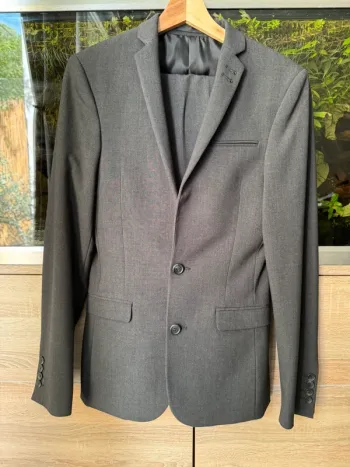 Ensemble de costume gris foncé homme asos