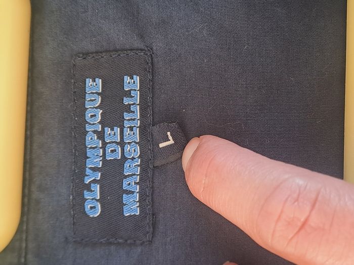 Chemise officielle vintage Olympique de Marseille Taille L - photo numéro 4