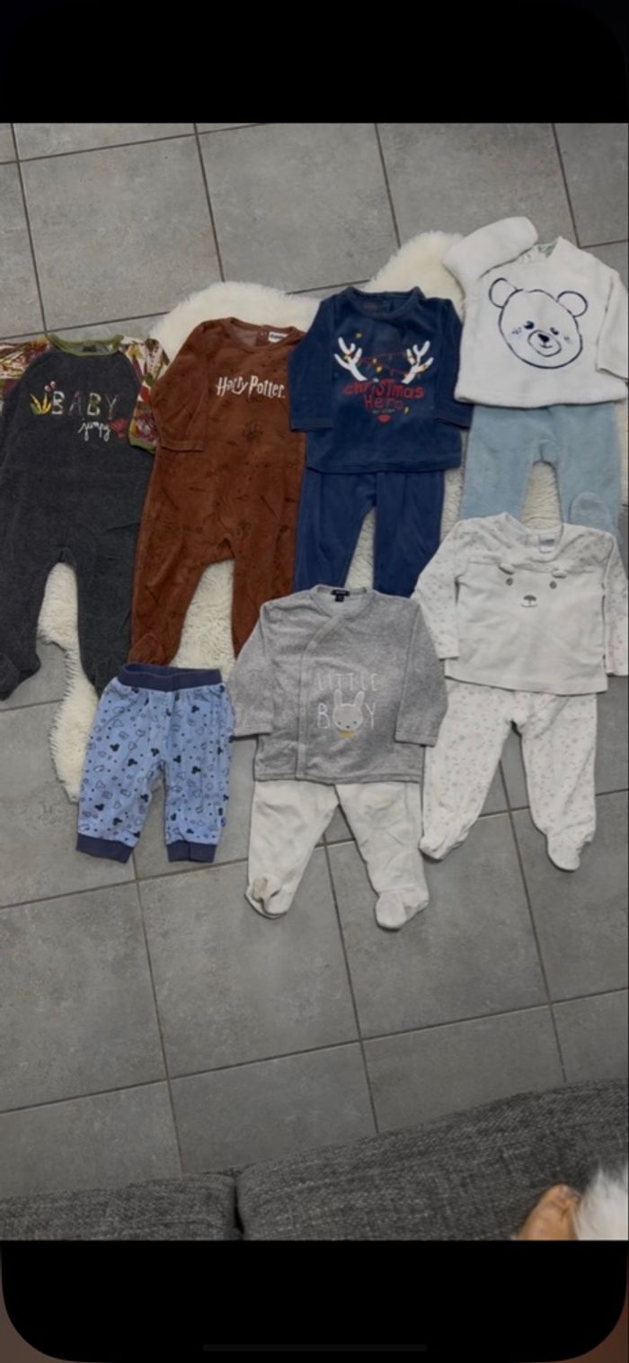 Lot de pyjama bébé garçon - photo numéro 4