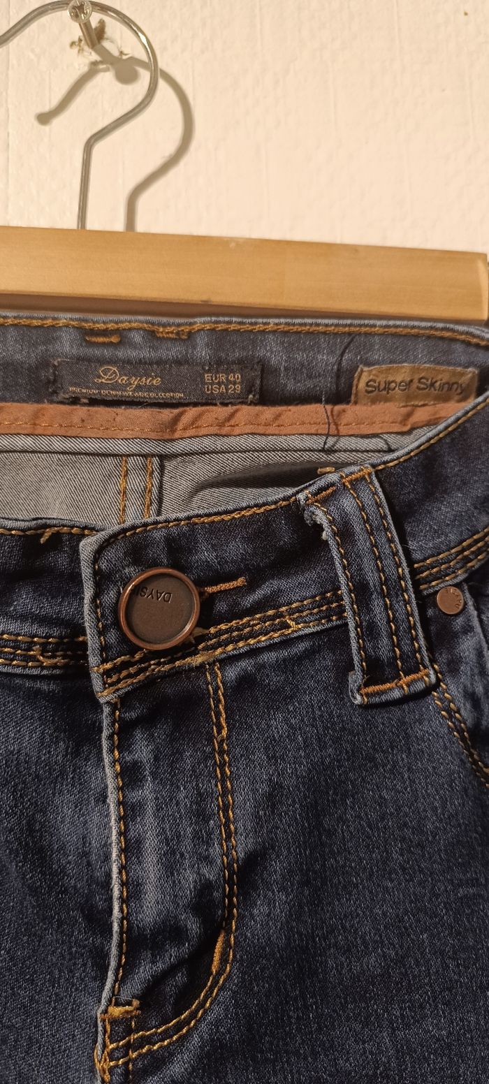 Jean super skinny bleu foncé – Daysie – Taille 40 - photo numéro 2
