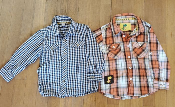 Lot de 2 chemises 2-3 ans