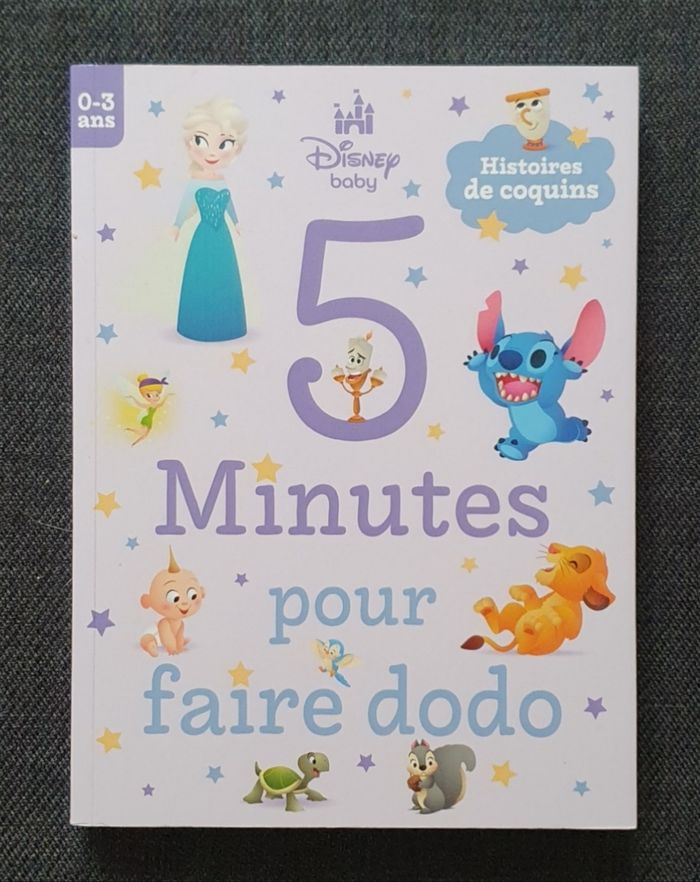 Grand Album illustré "5 Minutes pour faire Dodo - Histoires de Coquins" (Dès 18 mois) / Disney