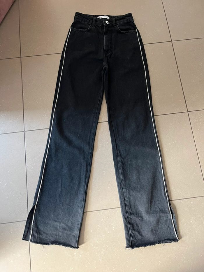 Jean noir strass Zara XS