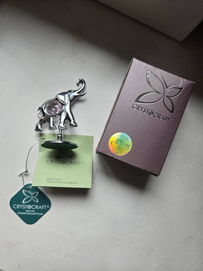 Figurine elephant cristal swarowski