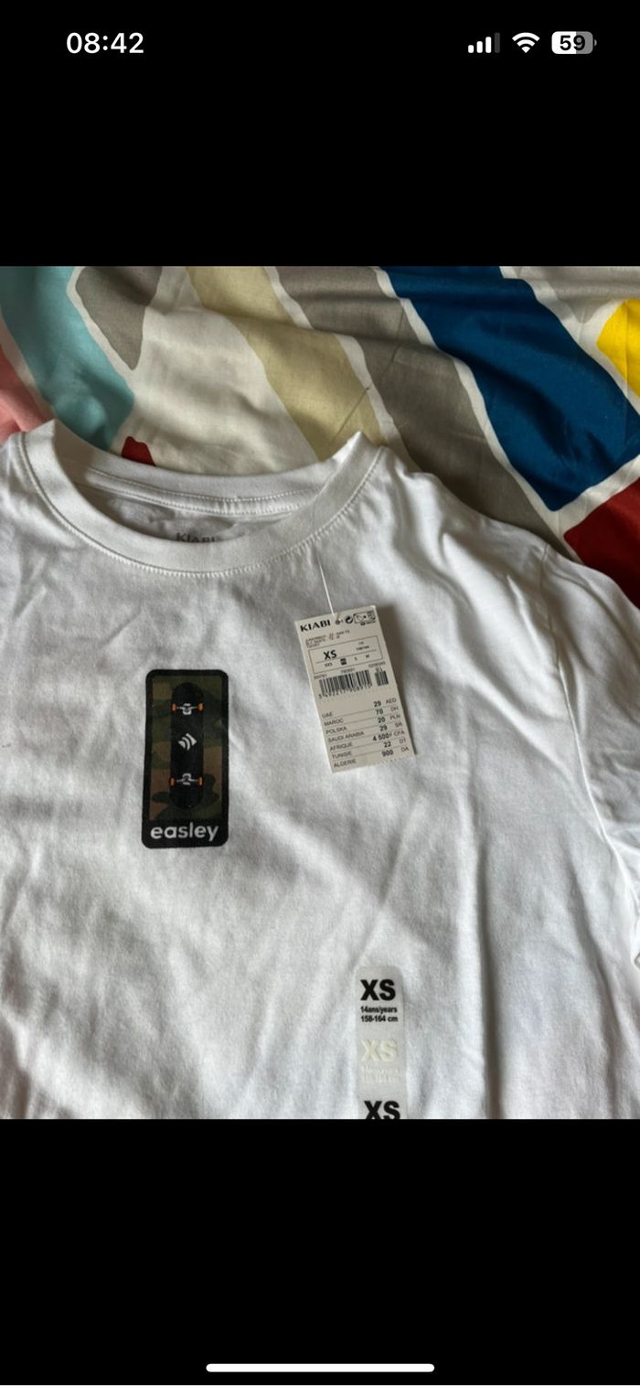 T-shirt manche longue enfant XS neuf - photo numéro 4