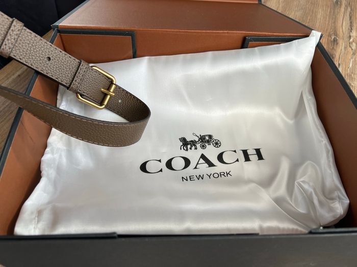 Sac coach Beige foncé