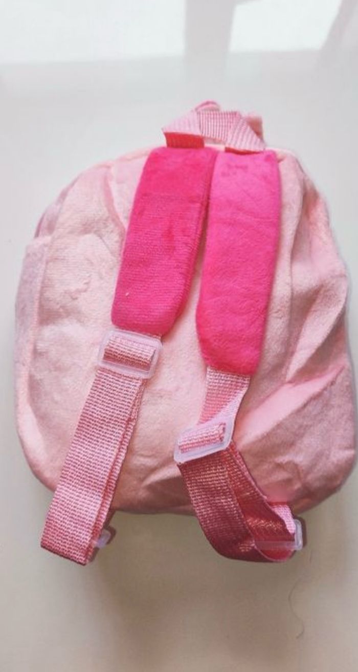 Petit sac à dos lapin rose - photo numéro 3