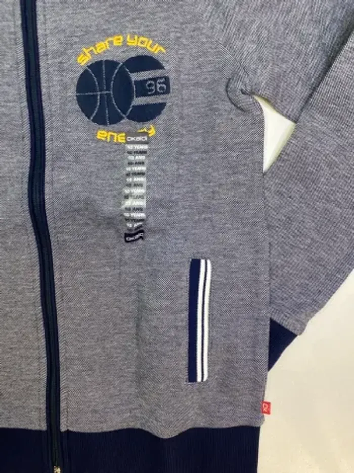 Veste Garçon- Teddy - neuf - Okaïdi - Taille 10 ans - photo numéro 3