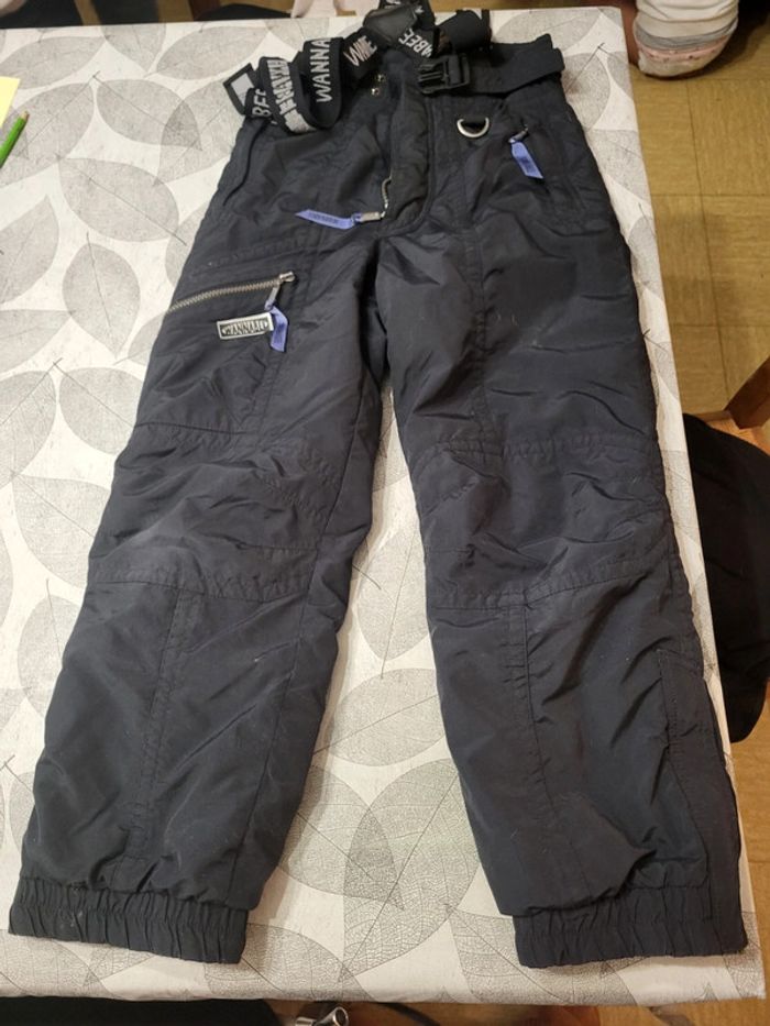 Pantalon de ski wanabee noir 10 ans