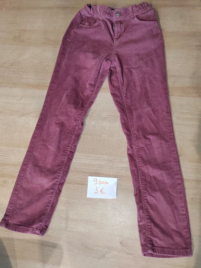 Pantalon velours