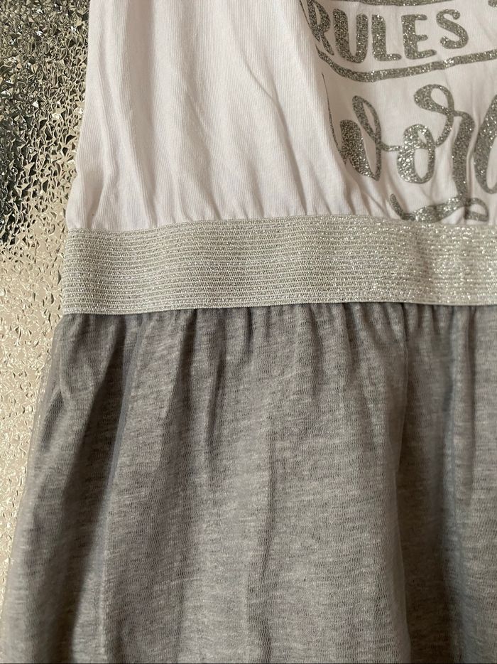 Robe blanche et grise US Jeans - photo numéro 3