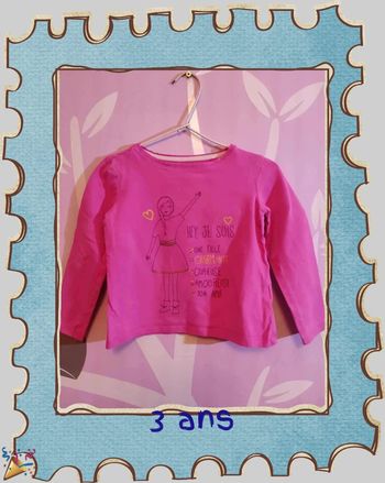 T-shirt manches longues 36 mois Vertbaudet