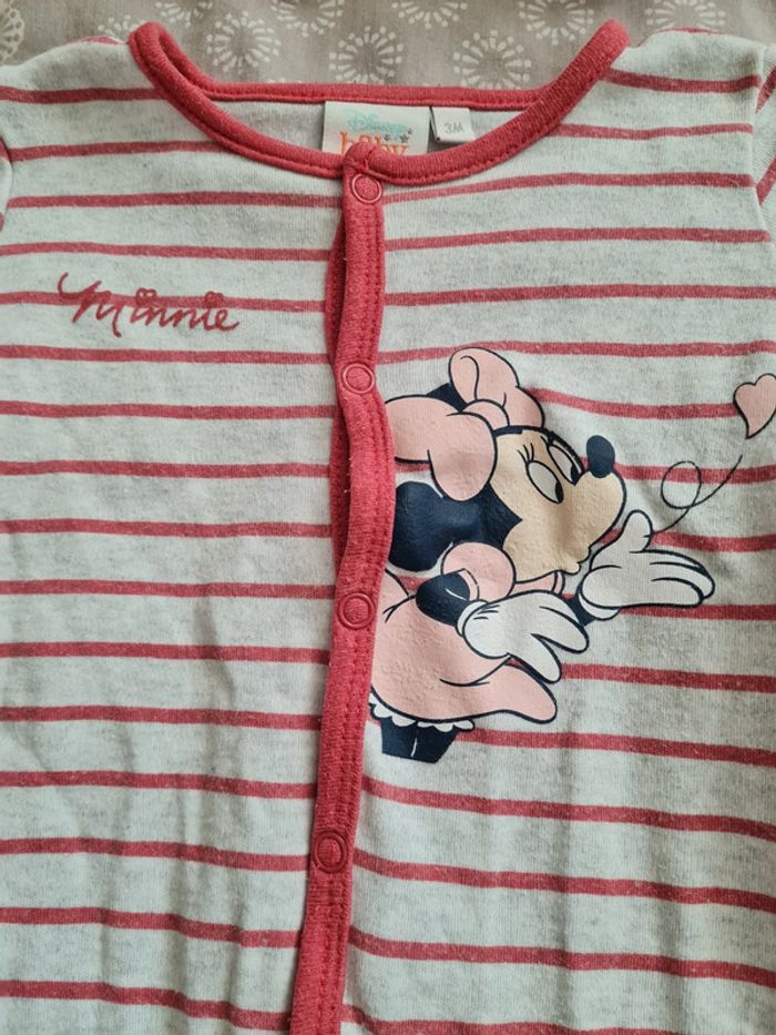 Pyjama fin minnie 3 mois disney - photo numéro 2