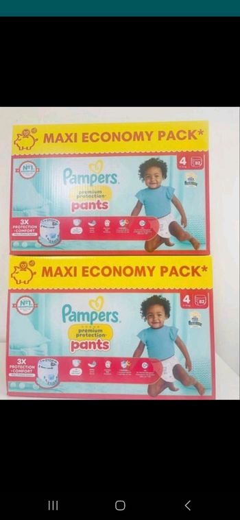 164 couches pampers premium protection pants taille 4