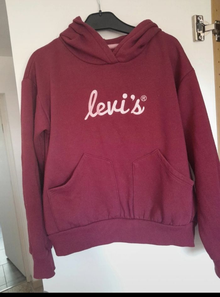 Sweat à capuche fille levi's