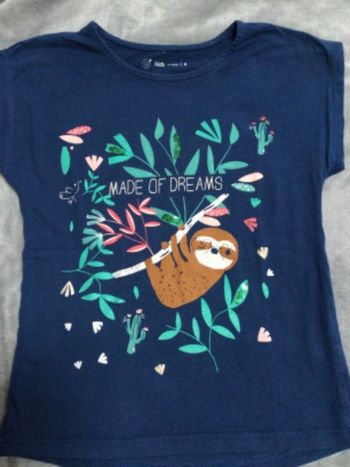 tee shirt tee-shirt gemo 8 ans tbe manches courtes