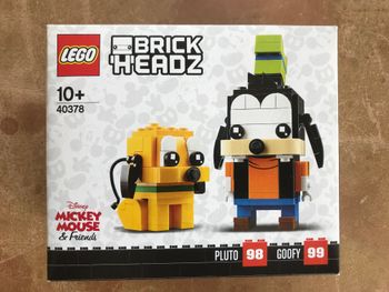 Neuf - Lego Brickheadz disney - 40378 - Dingo et Pluto